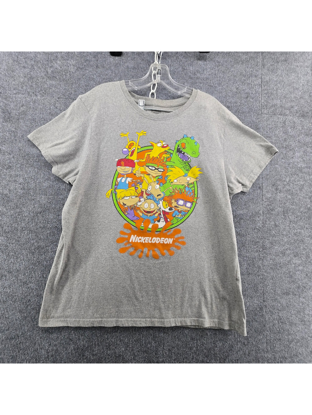 Nickelodeon Rugrats Graphic T-Shirt Gray XL